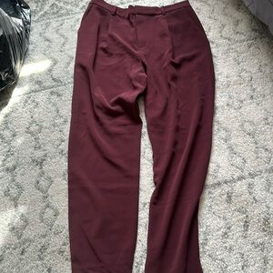 Burgendy Trousers